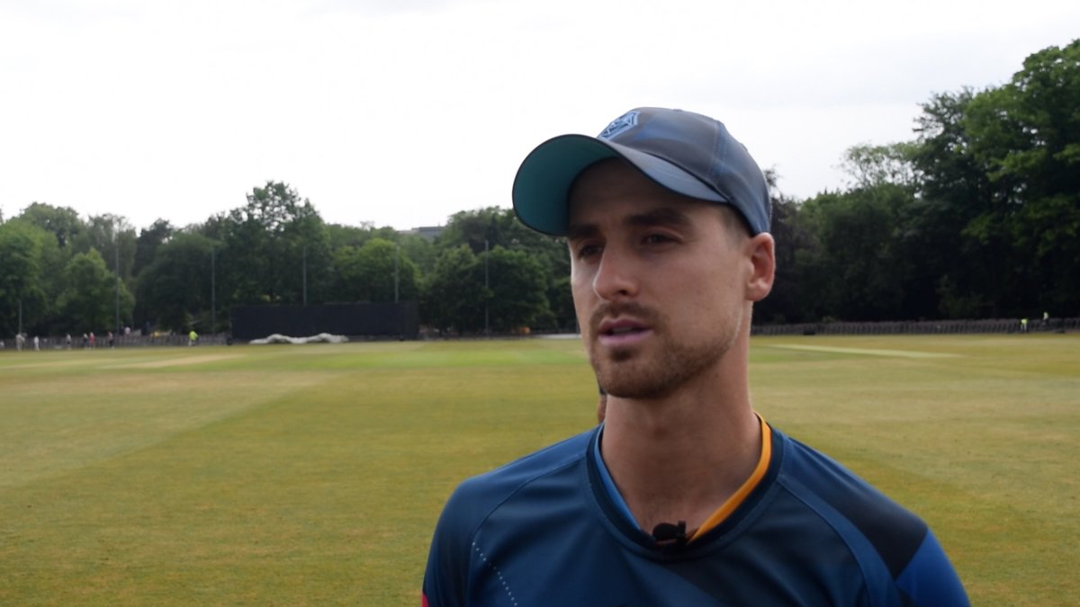 Interview Du Plooy On Huge Win Derbyshire County Cricket Club